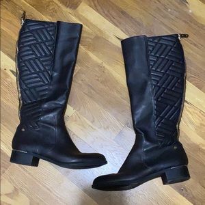 Calvin Klein knee high black riding boots sz 10